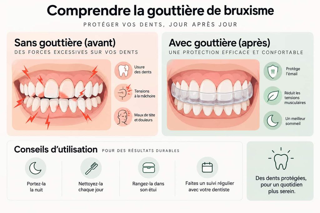 Gouttière dentaire : tout savoir grâce aux conseils d’un orthodontiste